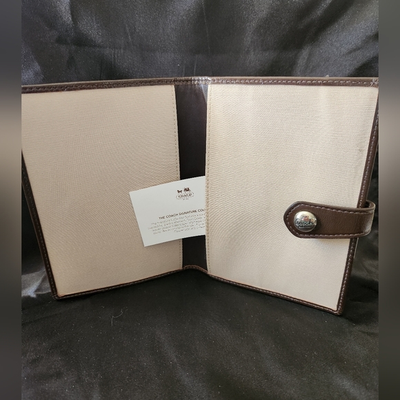 Coach Signature C Passport/ Notebook Cover - Picture 2 of 6